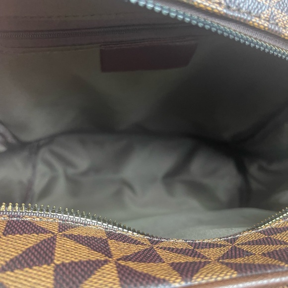 Designer Inspired Brown Monogram Large Backpack - Picture 12 of 12